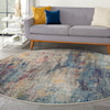 Nourison Celestial 7'10" Round  Rug