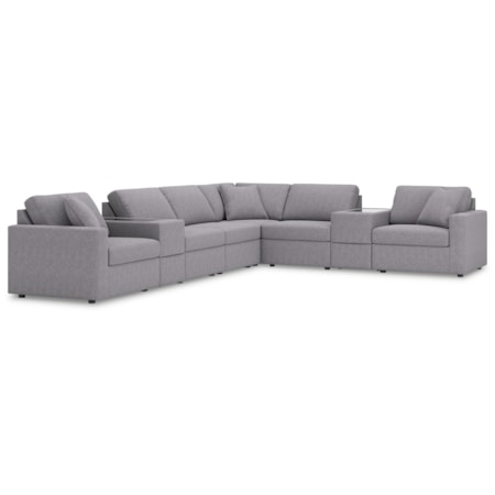 8-Piece Sectional Consoles
