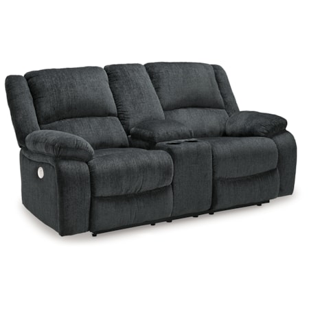 Dbl Rec Pwr Loveseat W/ Console