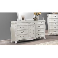 Glam 8-Drawer Dresser with Cedar Lined Drawers