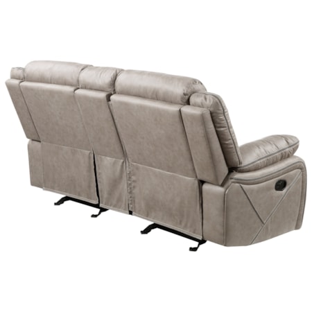 Manual Reclining Glider Loveseat