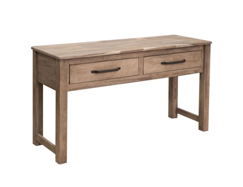 Transitional 2-Drawer Sofa Table