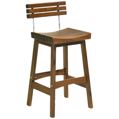 Sunset Bar Stool w/Back