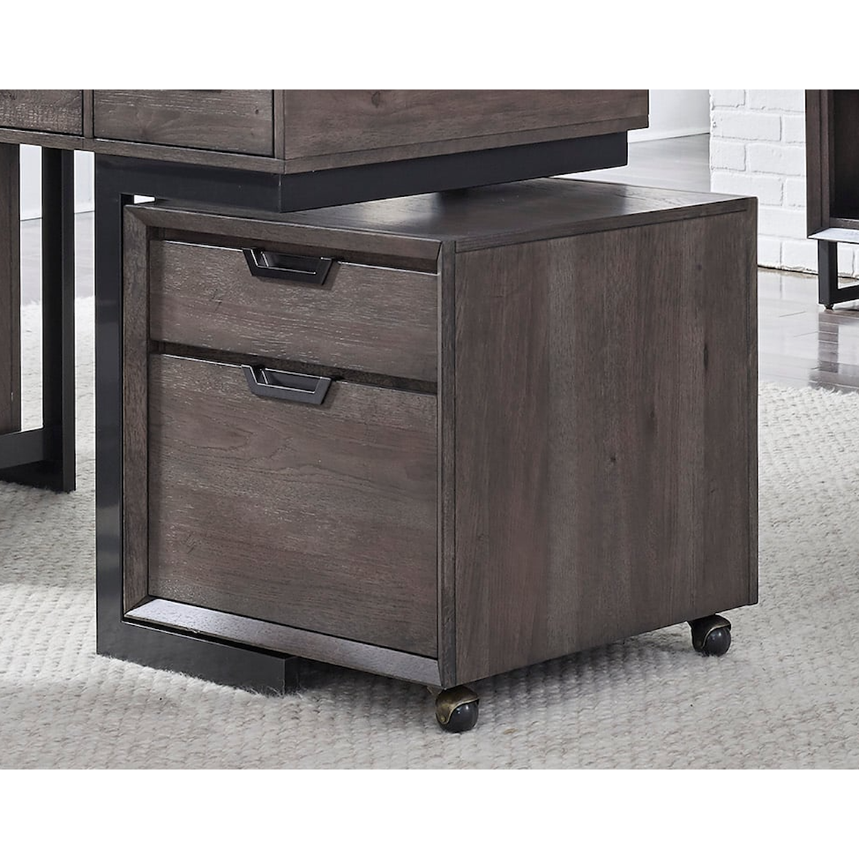 Aspenhome Harper Point Rolling File Cabinet