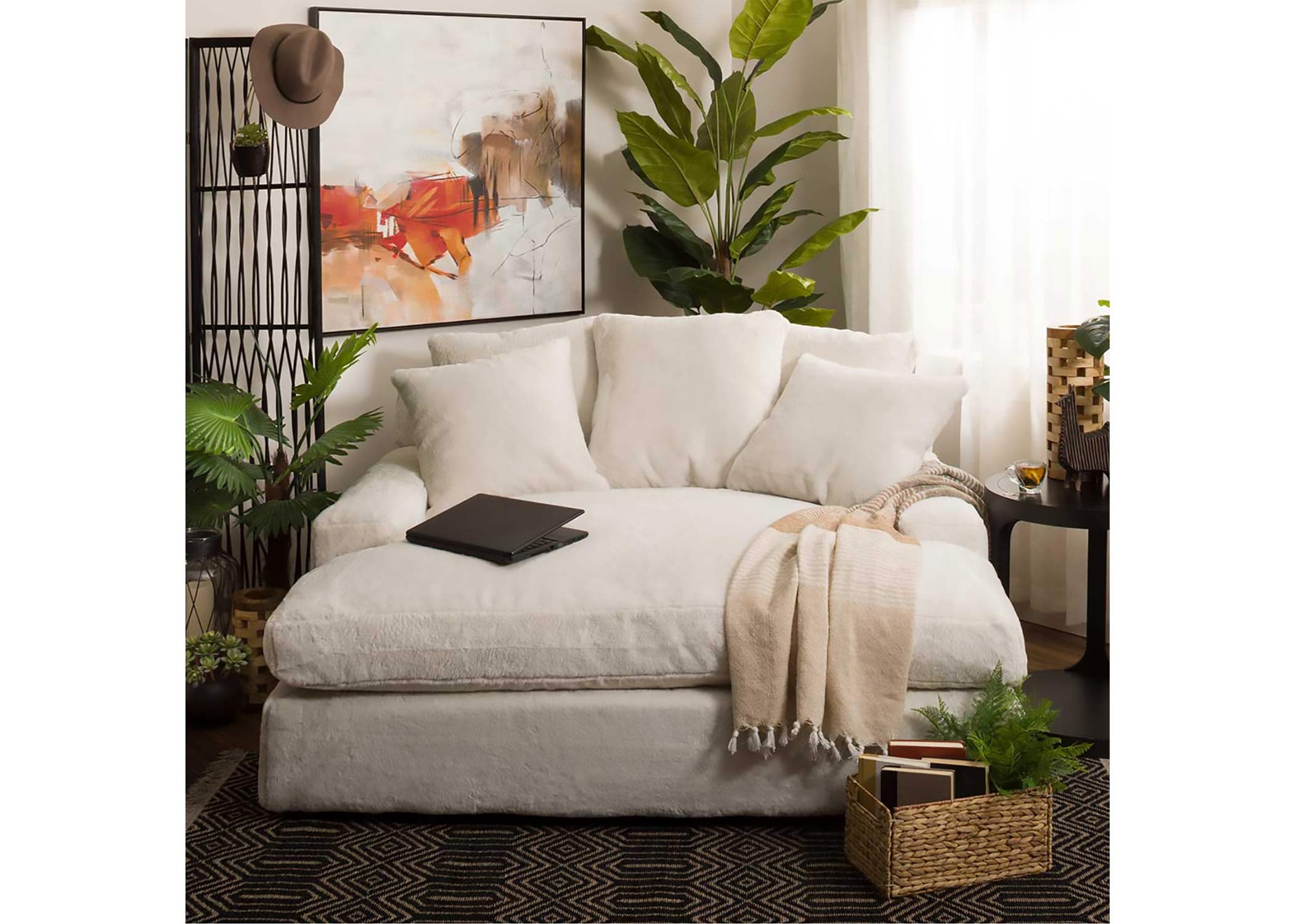 Springfield & Company 92811 Grand Home Theatre Chaise with Cupholders