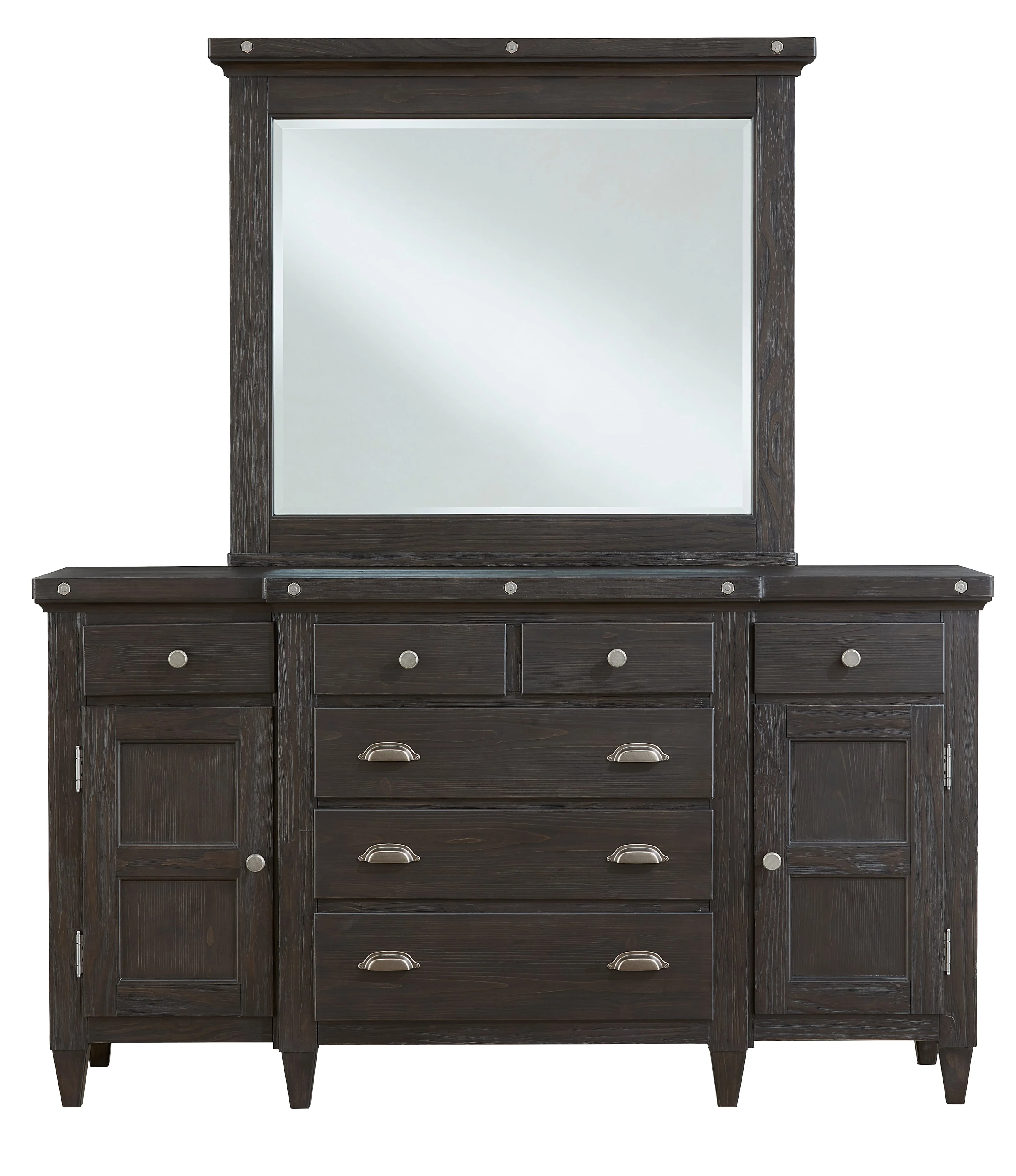 Magnussen Home Sierra Bedroom B566520x1+B566540x1 Modern Farmhouse