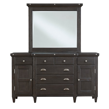 Dresser & Mirror Set