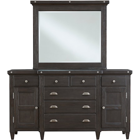 Dresser & Mirror Set