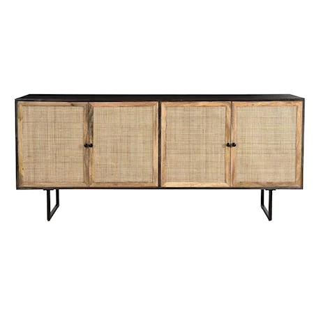 Contemporary Sideboard with Woven Front