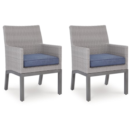 Arm Chair With Cushion (Set Of 2)