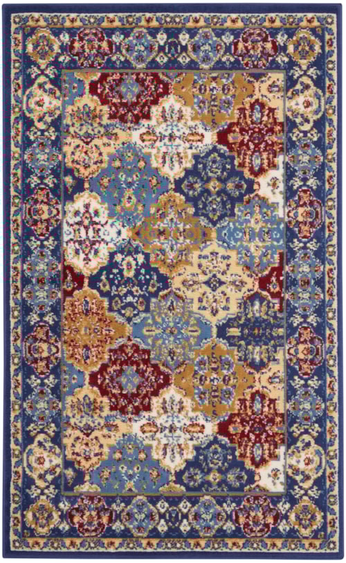 3' x 5' Multicolor Rectangle Rug