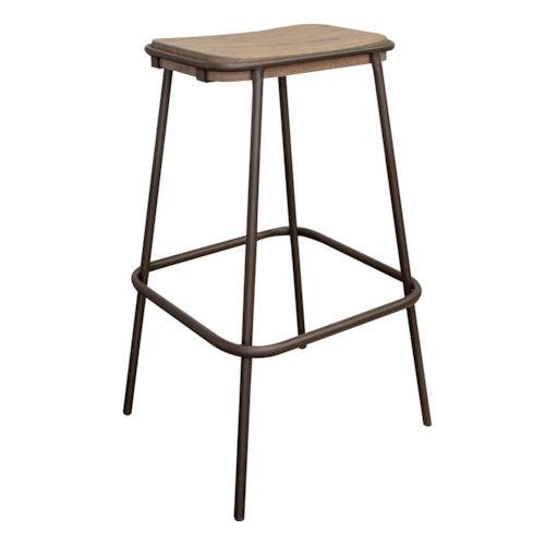 Transitional 30" Barstool with Footrest