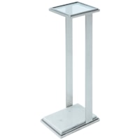 San Clemente Contemporary End Table with Marble Base