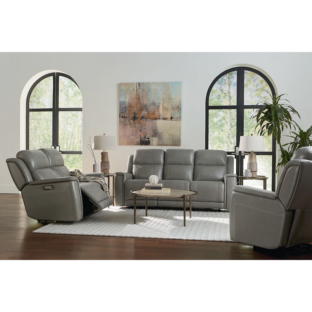 Bassett Club Level - Conover Power Reclining Living Room Group