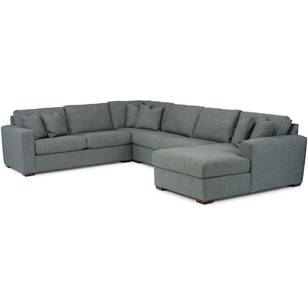 Casual 4-Piece Sectional
