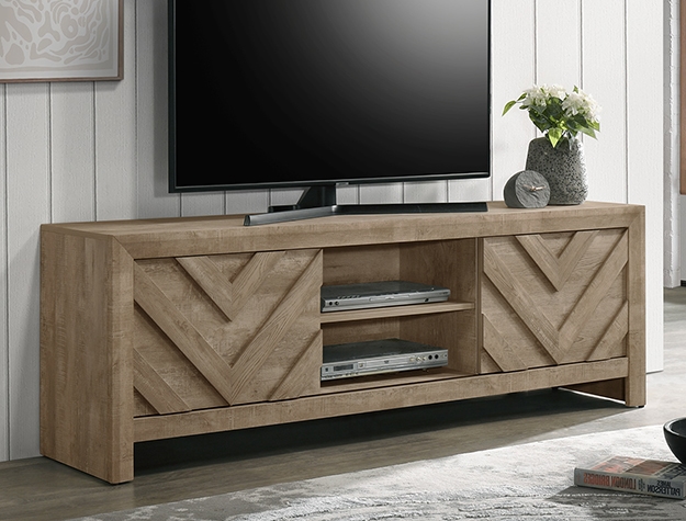 2 Sliding Door TV Stand