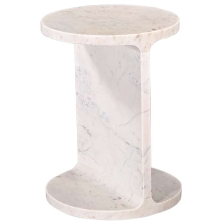 Emmett White Accent Table