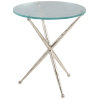 Contemporary Round End Table