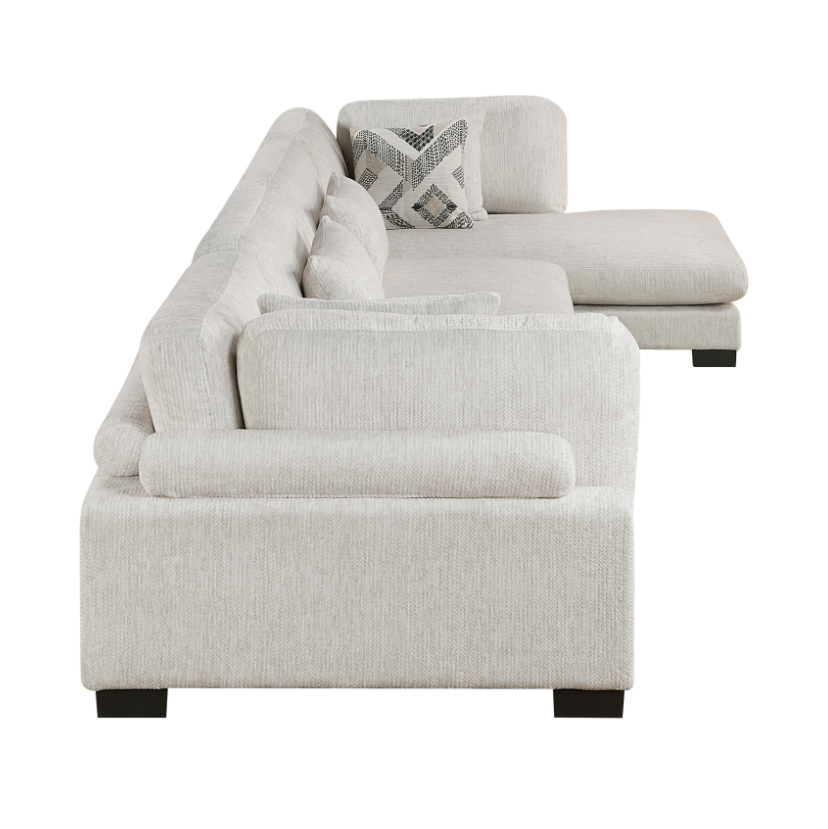 Homelegance Tinley 4-Piece Sectional Sofa with Chaise