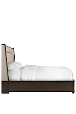 Riverside Furniture Monterey Queen Upholstered Storage Bed with 2 Footboard Drawers