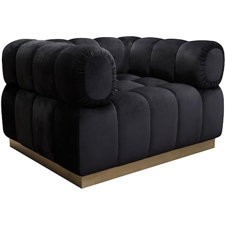 Low Profile Velvet Chair