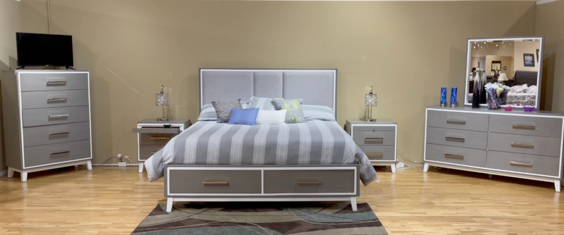 Contemporary 3-Piece Queen Bedroom Set