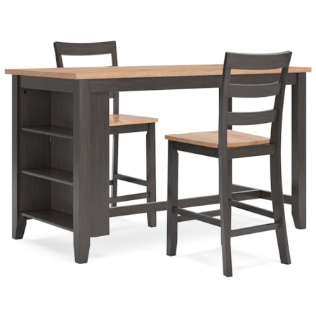 3-Piece Counter Height Dining Set