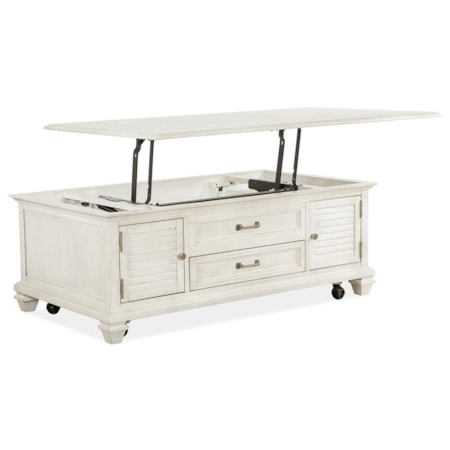 Lift Top Storage Cocktail Table