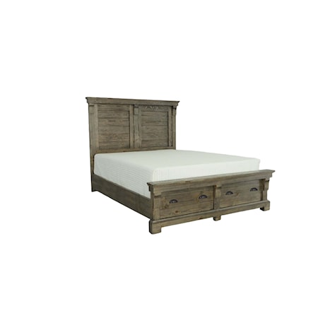 Queen Panel Bed