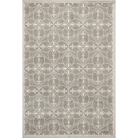 5'3" X 7'7" Grey Bentley Area Rug