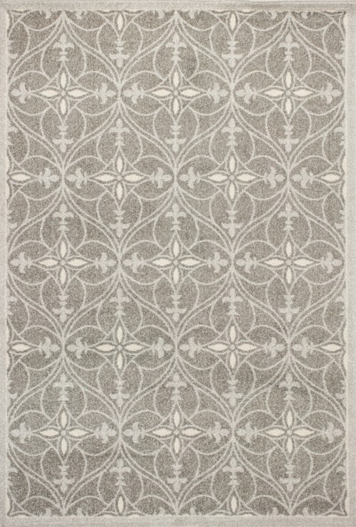 5'3" X 7'7" Grey Bentley Area Rug