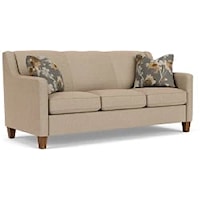 Contemporary Sofa with Angled Track Arms