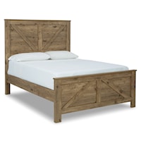 Queen Crossbuck Panel Bed