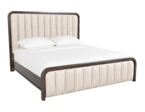 Contemporary Upholstered Queen Bed