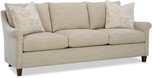 Transitional 3-Cushion Sofa