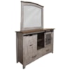 International Furniture Direct Pueblo Dresser and Mirror