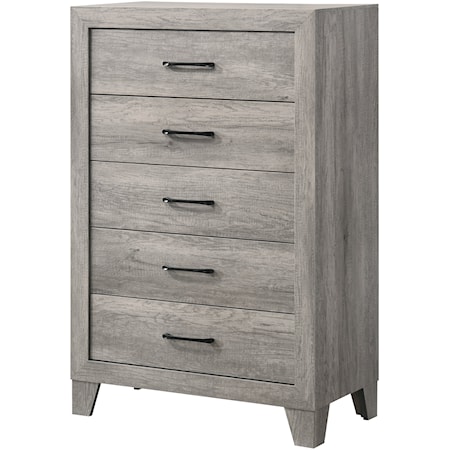 Hopkins Contemporary 5-Drawer Bedroom Chest