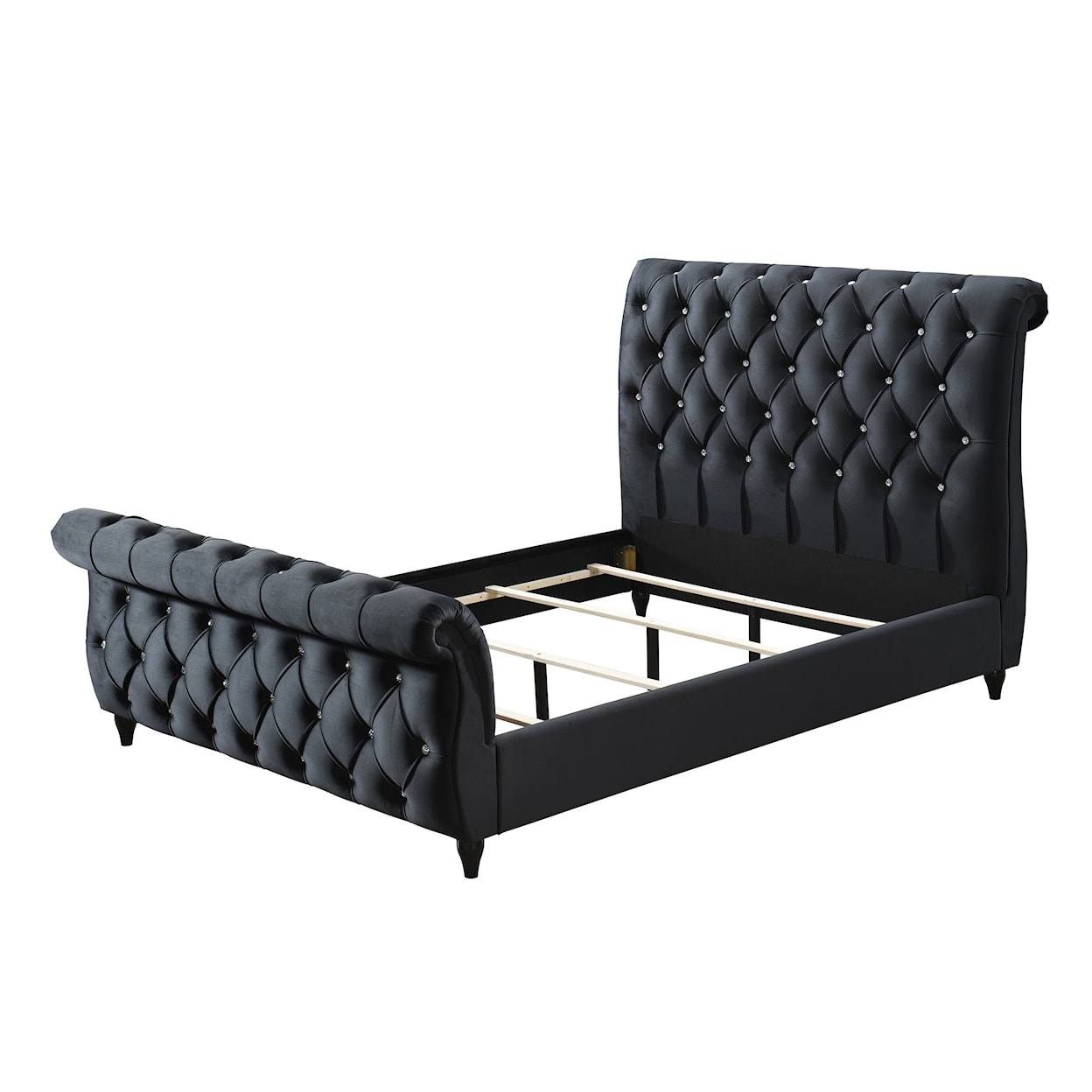 Crown Mark Kyrie King Upholstered Bed