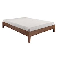 Nix Contemporary Full Platform Bed - Natural