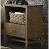 Daniels Amish Studio Collection Nightstand with Open Shelf