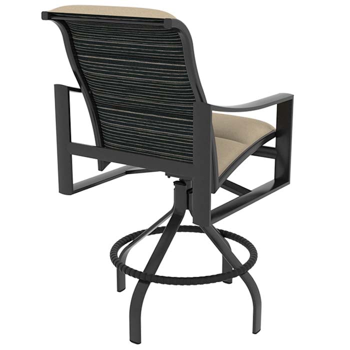 27" Padded Sling Swivel Stool