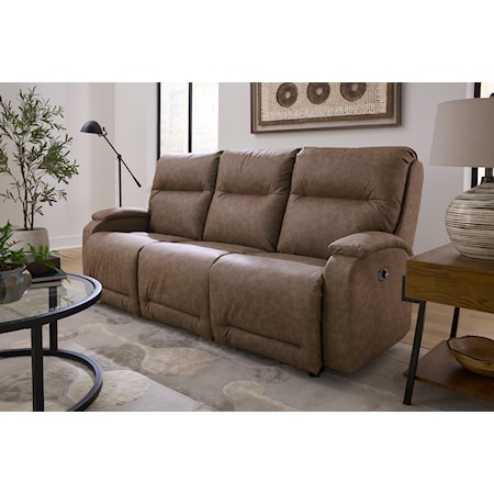 Power Reclining Space Saver Sofa