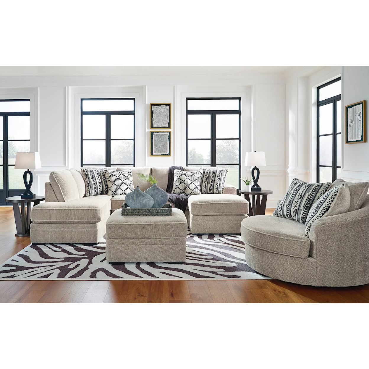 Benchcraft by Ashley Calnita Living Room Set