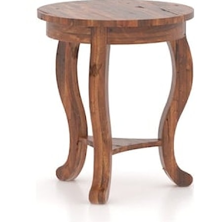 Poem Round End Table