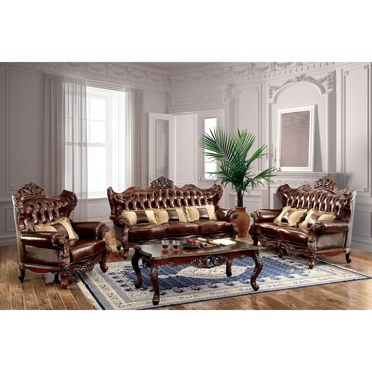 Furniture of America - FOA Jericho Sofa + Loveseat
