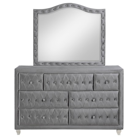 7-drawer Dresser w/ Mirror