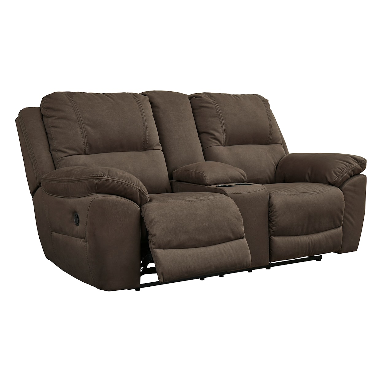 Benchcraft Next-Gen Gaucho Reclining Loveseat with Console