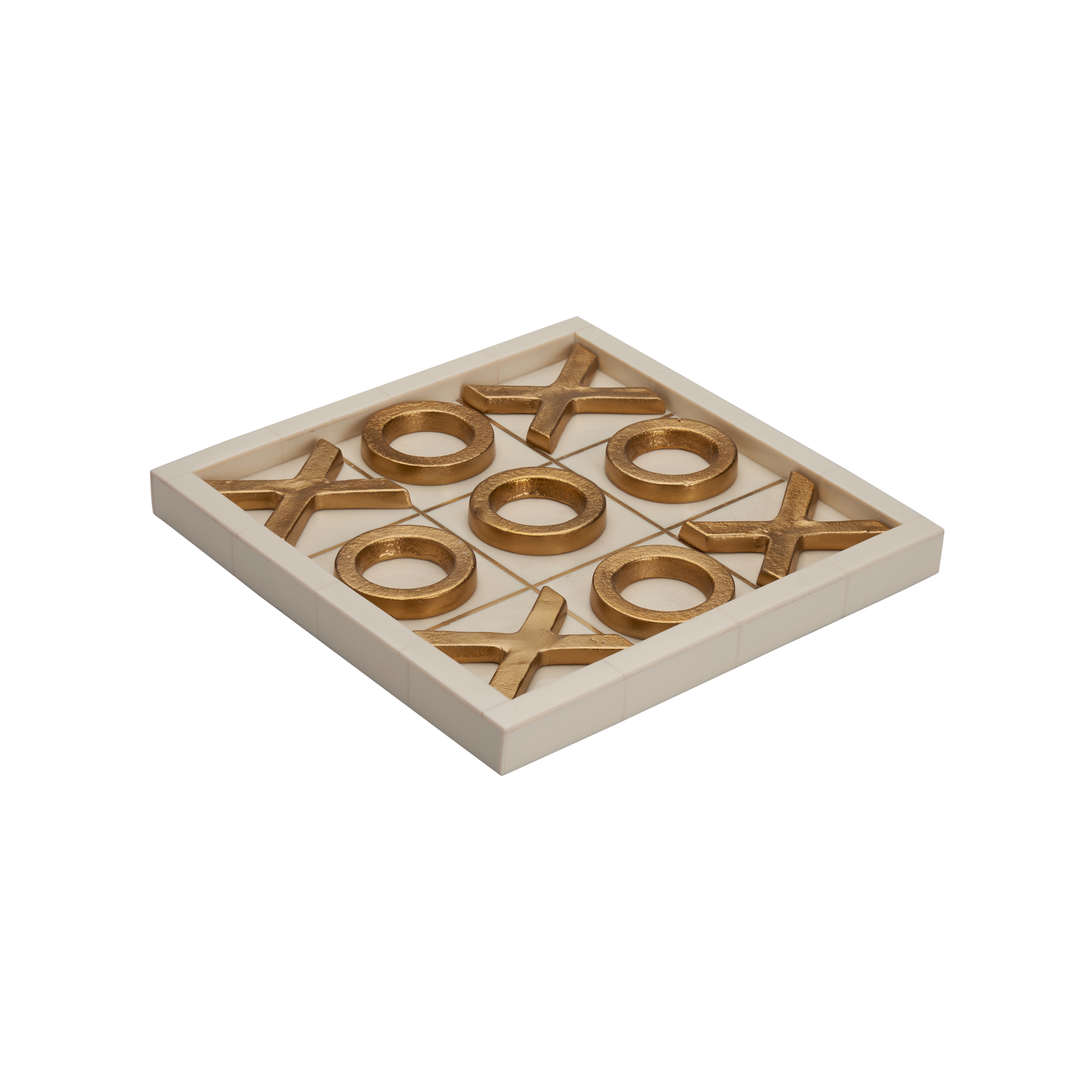 Chelsea House Chelsea House Misc Tic Tac Toe-Resin/Gold Metal (Box)