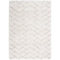 4' x 6' Ivory/Grey Rectangle Rug