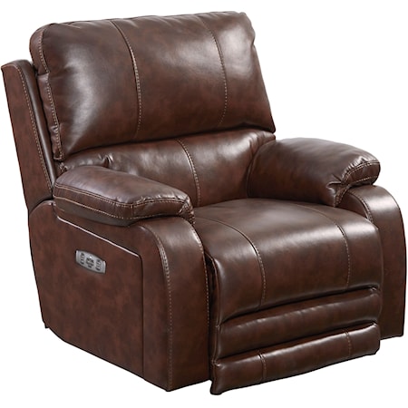 Power Lay Flat Recliner with Power Lumbar Support and Power Headrest